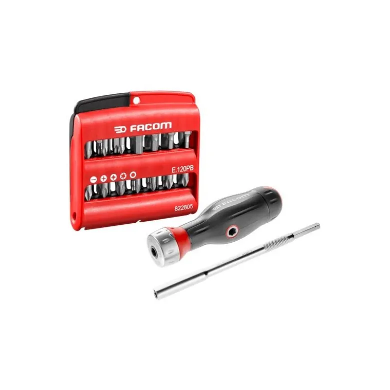 COMPOSITION DE TOURNEVIS 3 EN 1 PROTWIST® ET JEU MIXTE DE 28 EMBOUTS FACOM | ATCL.2A2PB