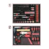 Composition d’outils pour servante 184 pièces - KSTools | 714.0184