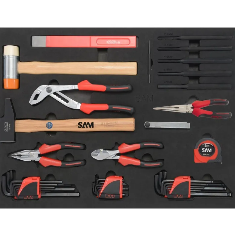 COMPOSITION 200 OUTILS PLATEAU N°3 EN MODULE MOUSSE 3/3 - SAM | CPP-200PM3