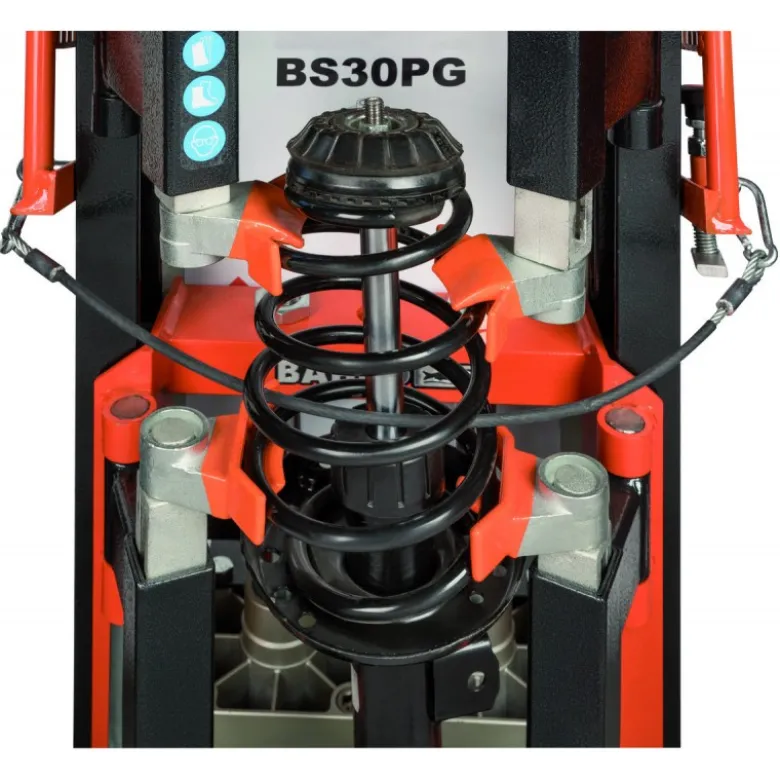 Compresseur de ressort double piston pneumatique avec grille de protection - Bahco | BS30PG