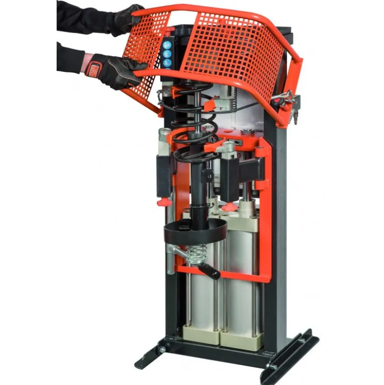 Compresseur de ressort double piston pneumatique avec grille de protection - Bahco | BS30PG