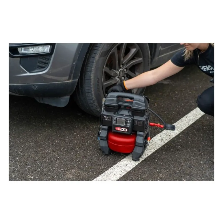 Compresseur portatif silencieux 5 L sur batterie KSTOOLS | 165.0816F
