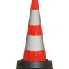CONE PLASTIQUE FLUO 50CM RETRO CLASSE 2 1,850KG TALIAPLAST | 520801