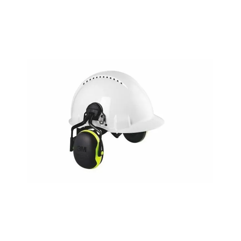 Coquilles antibruit 3M™ PELTOR™, haute visibilité, monté sur casque, X4P5 | 7100095551