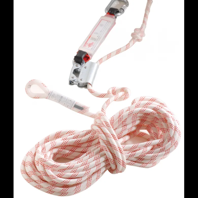 Corde antichute mobile STOP CHUTE + absorbeur d'énergie - diamètre 12 mm et longueur 20 m - TOP LOCK | 71354