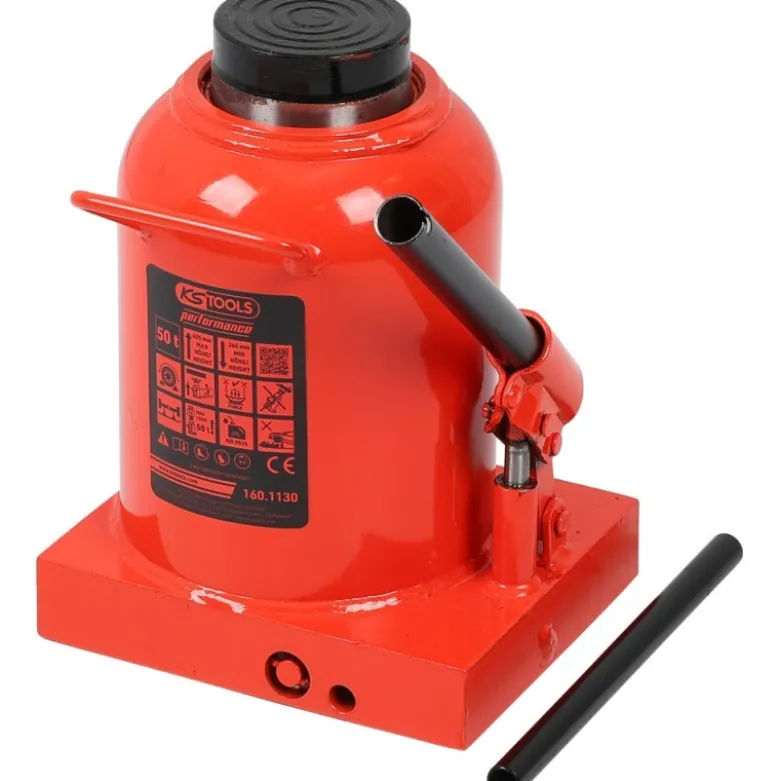 Cric bouteille hydraulique Performance, 50000 kg, levée : 265-425 mm - KSTools | 160.1130