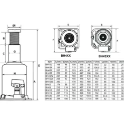 CRIC BOUTEILLE SOUDE 10T - Bahco | BH4B8