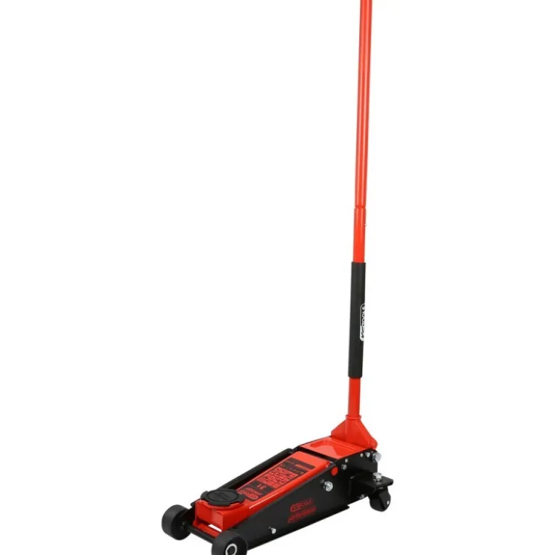 Cric hydraulique Performance en acier, 3 000 kg, levée : 120-456 mm - KSTools | 160.1010