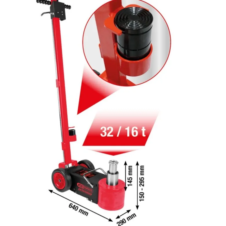 Cric hydropneumatique Performance, 32/16 t - KSTools | 160.1075