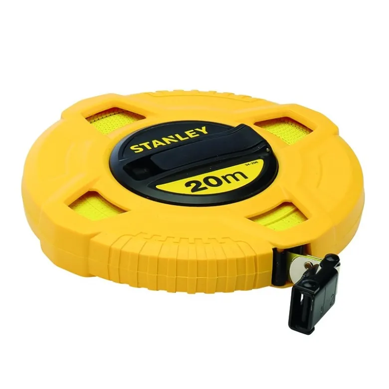 DÉCAMÈTRE MESURE LONGUE 20M X 12,7MM RUBAN FIBRE DE VERRE STANLEY 0-34-296