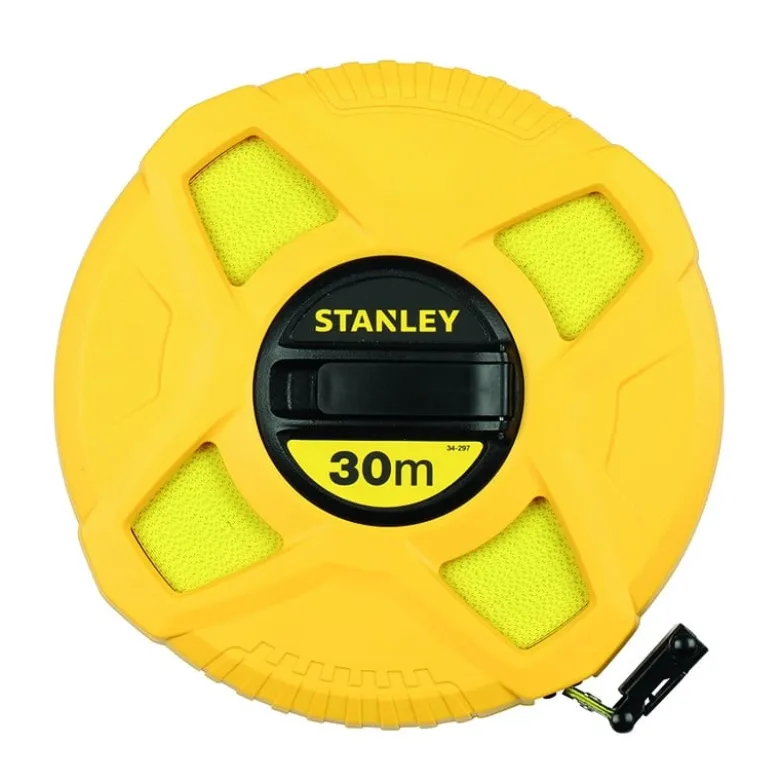 DÉCAMÈTRE MESURE LONGUE 10M X 12,7MM RUBAN FIBRE DE VERRE STANLEY 0-34-295