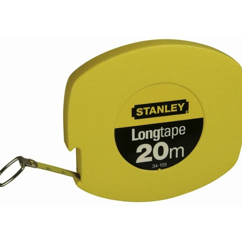 DÉCAMÈTRE MESURE LONGUE 20 X 9,5MM RUBAN ACIER STANLEY 0-34-105