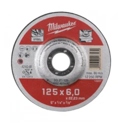DISQUE A MEULER 125MM EPAISSEUR 6 MM CONTRACTOR 1PC - Milwaukee | 4932451482