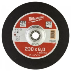 DISQUE A MEULER 230MM EPAISSEUR 6 MM CONTRACTOR 1PC - Milwaukee | 4932451483
