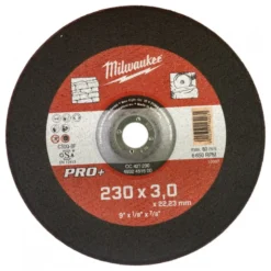 DISQUE A TRONCONNER PRO+ PIERRE 125MM EPAISSEUR3 MM PRO+ 1PC - Milwaukee | 4932451500
