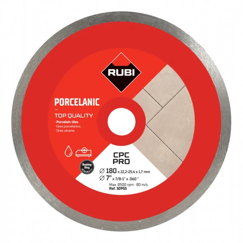 Disque CPC 180 PRO - RUBI | 30955