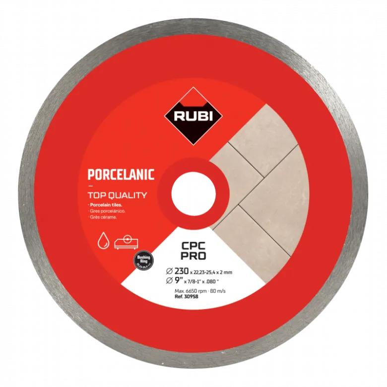 Disque CPC 230 PRO - RUBI | 30958