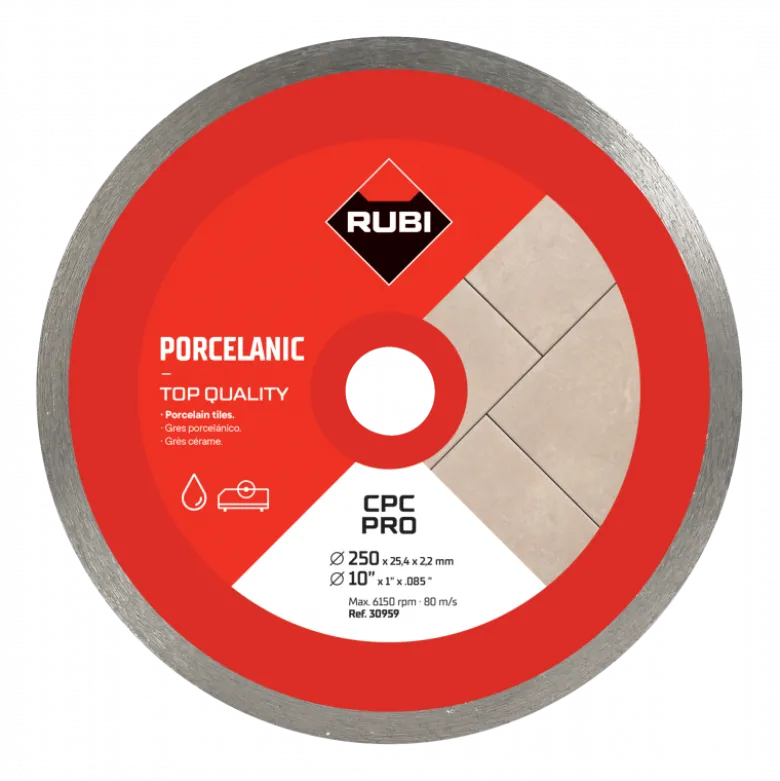 Disque CPC 250 PRO - RUBI | 30959