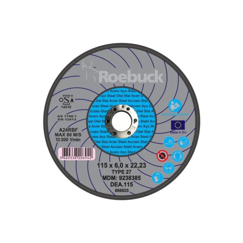 DISQUE DEA.115 - D.115X6 EBARBAGE - ACIER - ROEBUCK | 866825