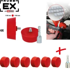 Disque de gommage pour jantes en alu, conique, pack de 6 - KSTools | 515.5476