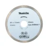 Disque diamant Makita à jante continue, carrelage et verre, à eau pour scie diamant Ø 85mm, Alésage 15mm Makita | B-21098