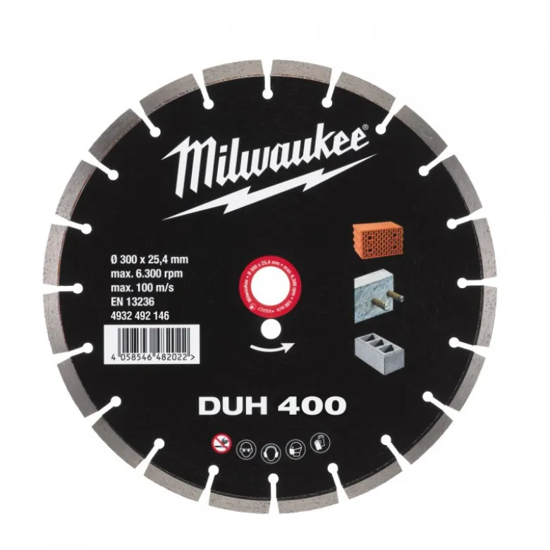 DISQUE DIAMANT PREMIUM DUH 300 MM (X1) - carton - Milwaukee | 4932493331
