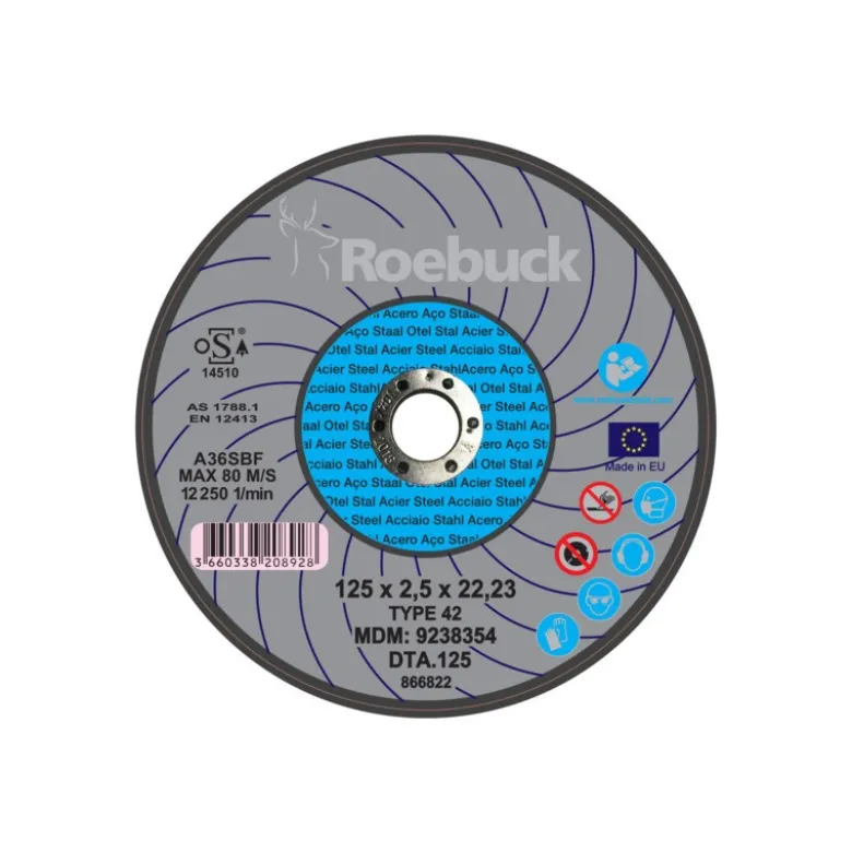 DISQUE DTA.125 - D.125X2,5 TRONCONNAGE - ACIER - ROEBUCK | 866822