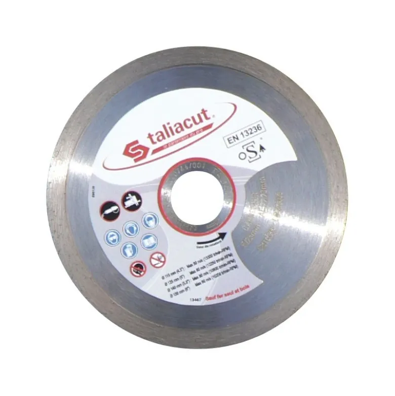 DISQUE LASER DIAMANT 125MM JANTE CONTINUE 6MM TALIAPLAST | 401246