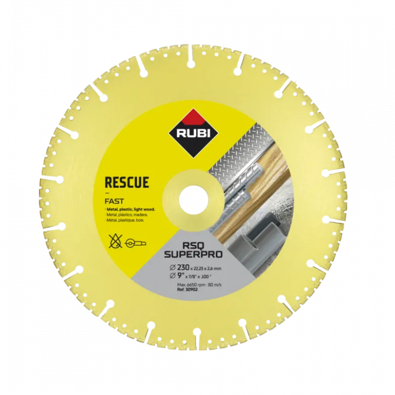 Disque RSQ 230 MM SUPER PRO - RUBI | 30902