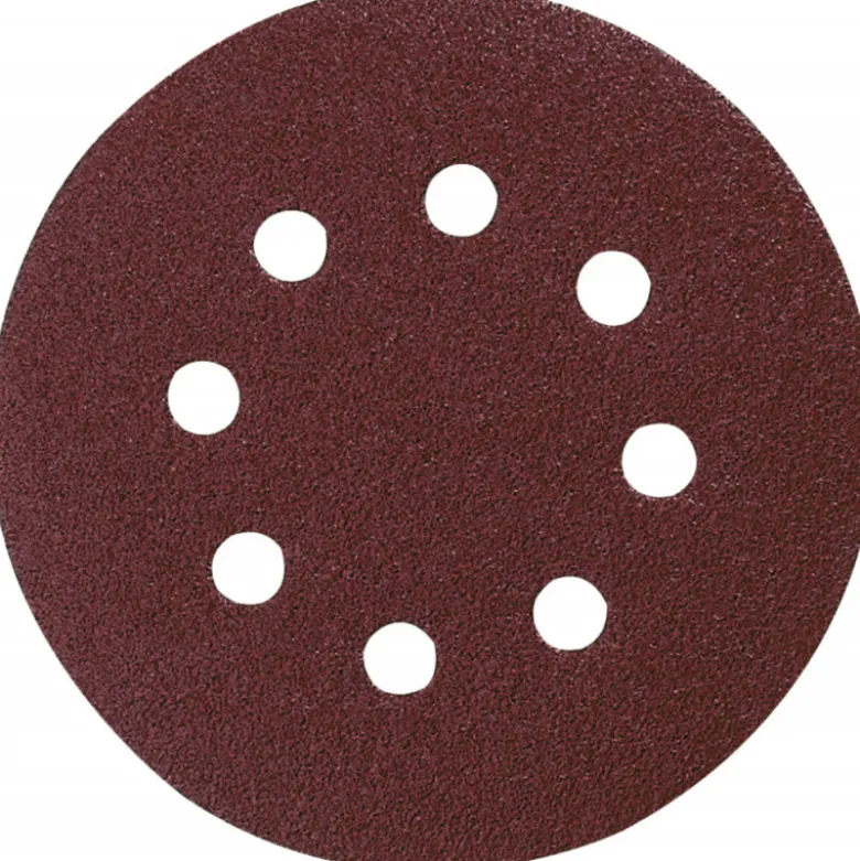 Disques abrasifs Ø 125mm auto-agrippant 8 trous (bois/métal) Grain 60, Qté 10 Makita | P-43549