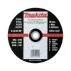 Disques à tronçonner métal pour meuleuse Ø 125mm, Alésage 22,23mm, Epaisseur 2,5mm, Type (A) 30 R Makita | A-85313