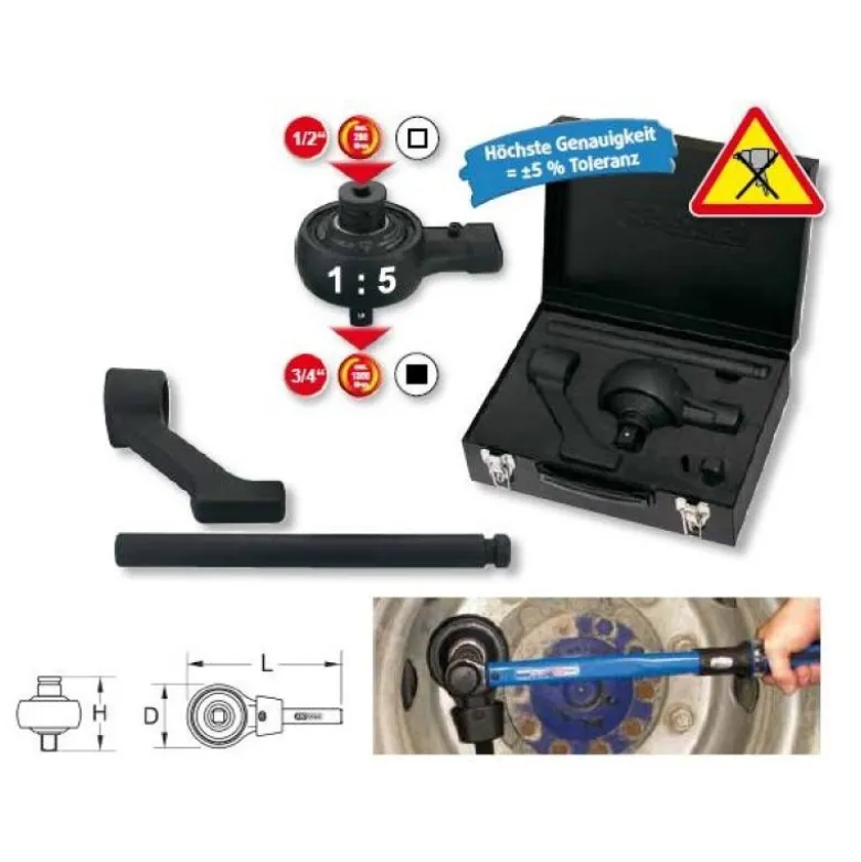 Démultiplicateur de couple 1/2" - KS Tools | 516.3700