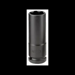 Douille impact 1/2" longue parois fines 6 pans 21mm Facom | NSB.21