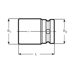 DOUILLE IMP PL 3/4SCANIA 95 - Bahco | BHVIS0895
