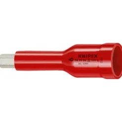 Douille - 5mm - Carré femelle 1/2" - 6 pans creux - Gainage surmoulé isolé 1000V - KNIPEX | 98 49 05