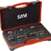 DOUILLES ET ACCESSOIRES 1/4'' ET 1/2'' - COFFRET DE 52 - SAM | 75-RS1
