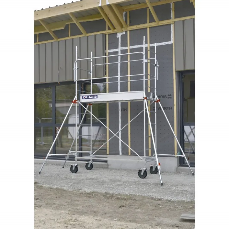 ECHAFAUDAGE ROULANT ACIER - ALTITUDE ACIER - LONGUEUR 2M00 - GC MONOBLOC - Duarib LD | 8120012