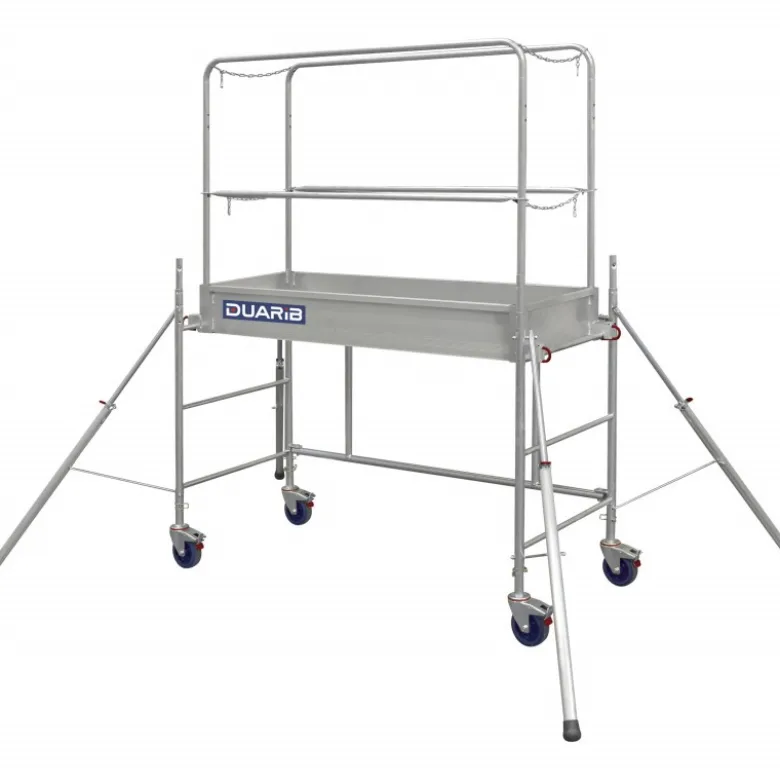 ECHAFAUDAGE ROULANT ACIER - ROLLY - LONGUEUR 1M50 - Duarib | 8015011