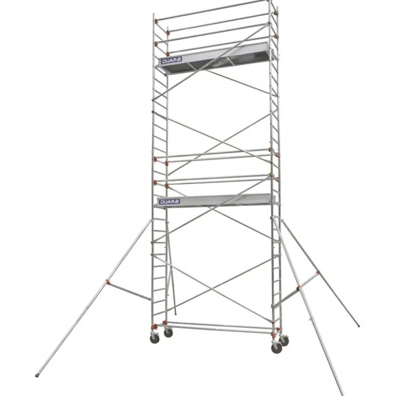 ECHAFAUDAGE ROULANT ALU - ALTITUDE ALU - LONG. 2M55 - BASE STD - GC LISSES - Duarib LD | 613812