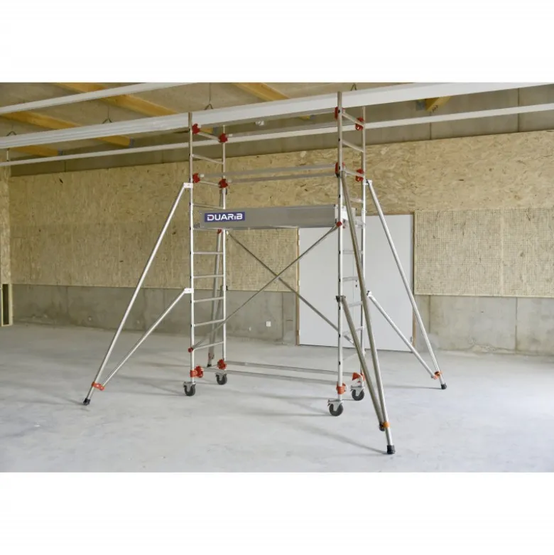 ECHAFAUDAGE ROULANT ALU - ALTITUDE ALU - LONG. 1M65 - BASE STD - GC LISSES - Duarib LD | 613312