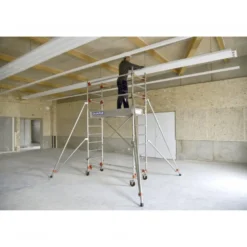 ECHAFAUDAGE ROULANT ALU - ALTITUDE ALU - LONG. 1M65 - BASE STD - GC LISSES - Duarib LD | 613312