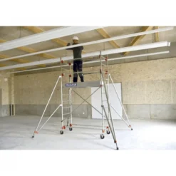 ECHAFAUDAGE ROULANT ALU - ALTITUDE ALU - LONG. 1M65 - BASE PLIAN - GC LISSES - Duarib LD | 613352