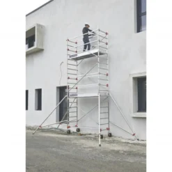 ECHAFAUDAGE ROULANT ALU - ALTITUDE ALU - LONG. 2M05 - BASE STD - GC LISSES - Duarib LD | 613712