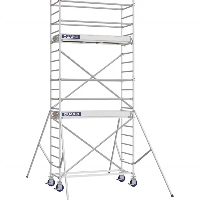 ECHAFAUDAGE ROULANT ALU - DOCKER 85 - LONG. 2M05 - LARG. 0M85 - GC MONOBLOC - Duarib LD | 7120022