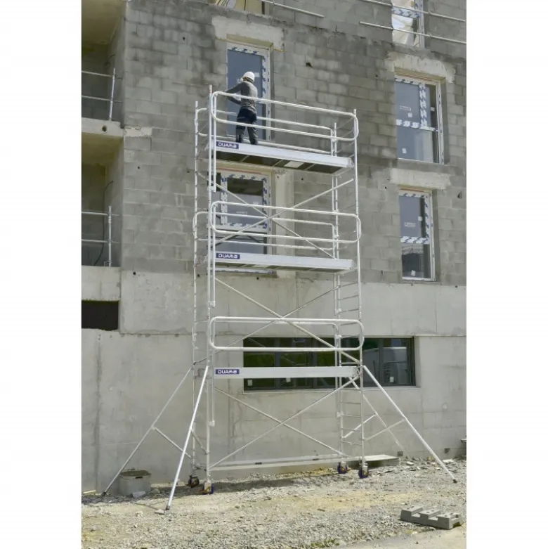 ECHAFAUDAGE ROULANT ALU - DOCKER 85 - LONG. 2M95 - LARG. 0M85 - GC MONOBLOC - Duarib LD | 7130022