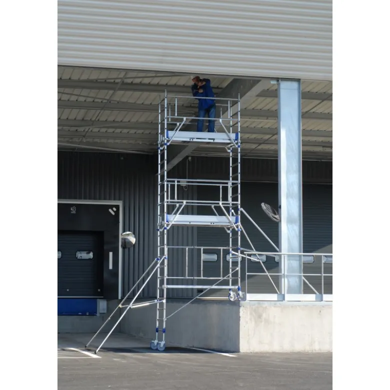 Echafaudages roulants aluminium Totem 2 line 180 plancher 180 plancher 5,85m Tubesca-Comabi | 22403660