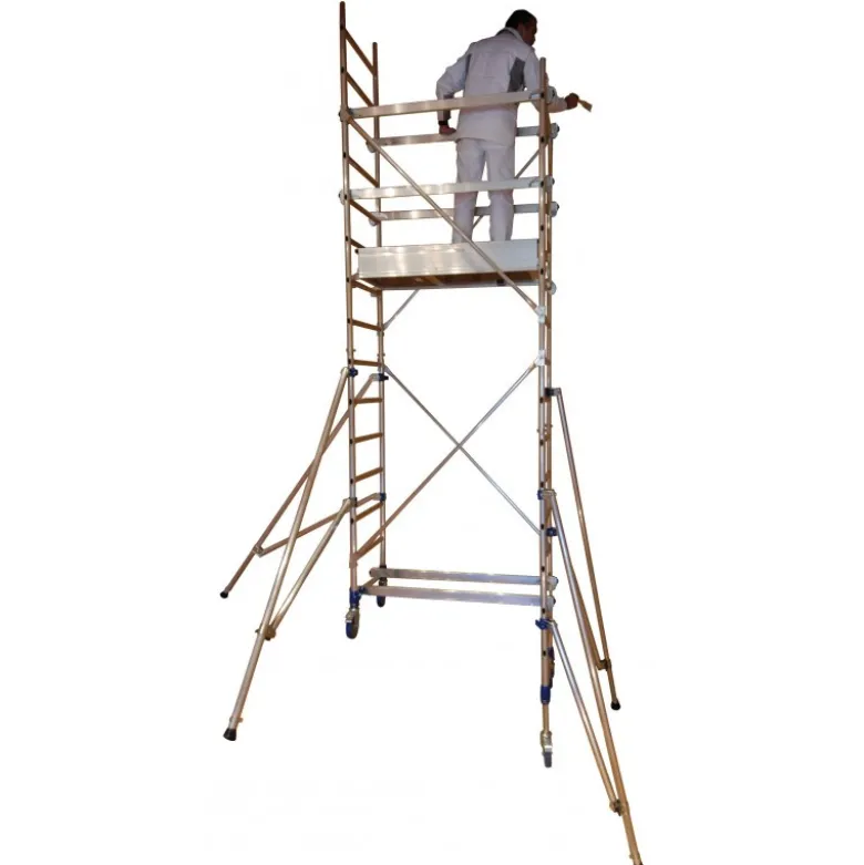 Echafaudages roulants aluminium Insider 120 color plancher 2,80m Tubesca-Comabi | 26402430