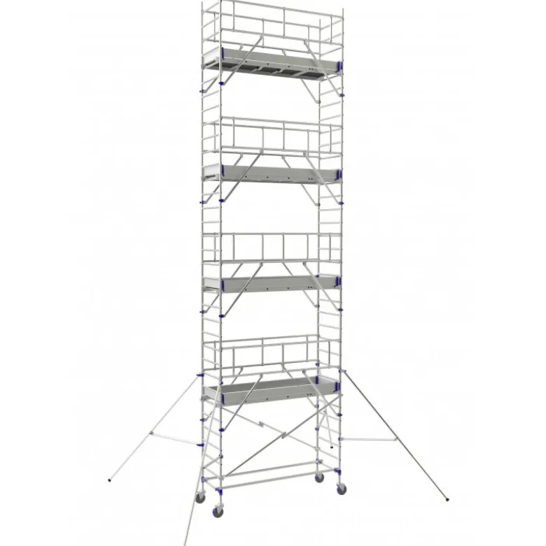 Echafaudages roulants aluminium Totem 2 line 250 plancher 250 plancher 5,90m Tubesca-Comabi | 22403760