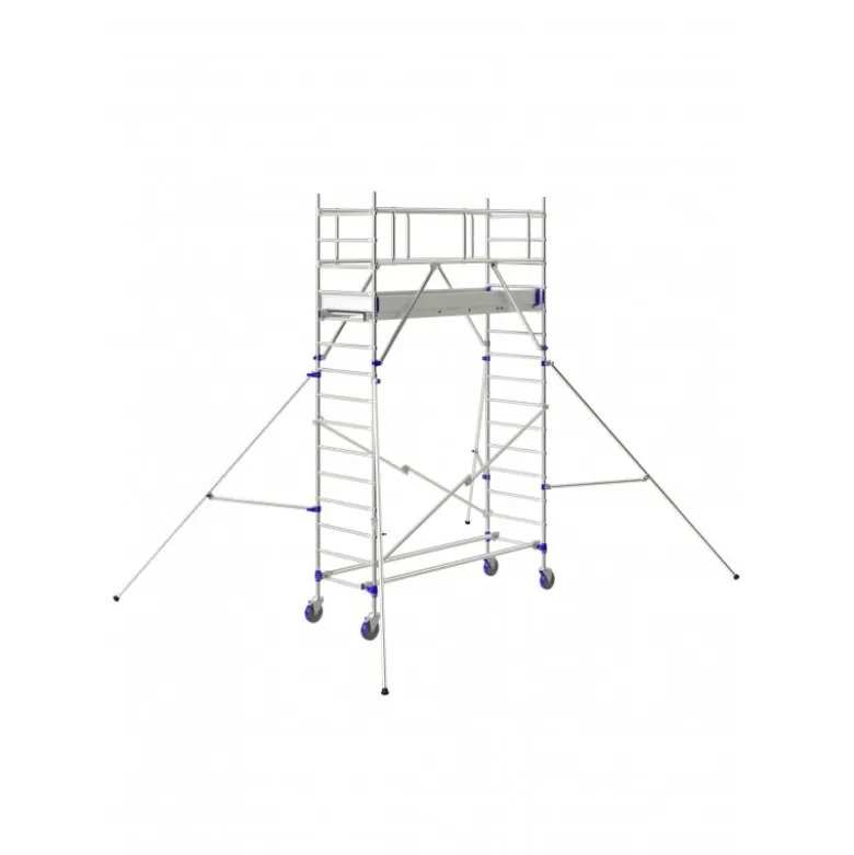 Echafaudages roulants aluminium Totem 2 line 250 plancher 250 plancher 5,90m Tubesca-Comabi | 22403760