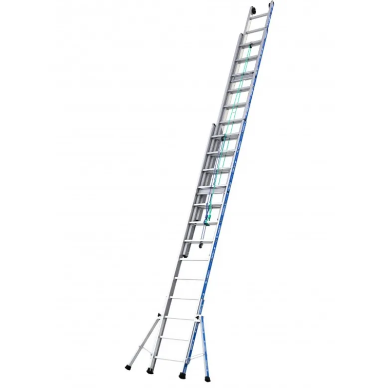 Echelles Platinium 300 coulisse à corde 3 plans 3x16 échelons Tubesca-Comabi | 02433316